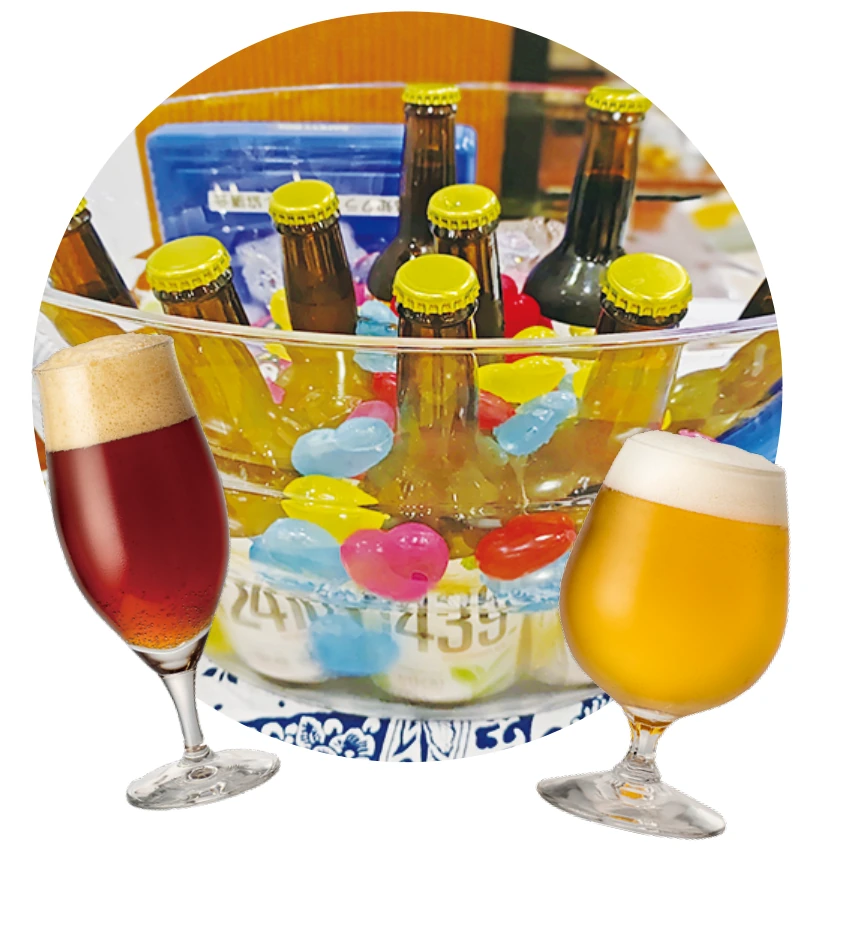 高知のクラフトビールとビールグラス